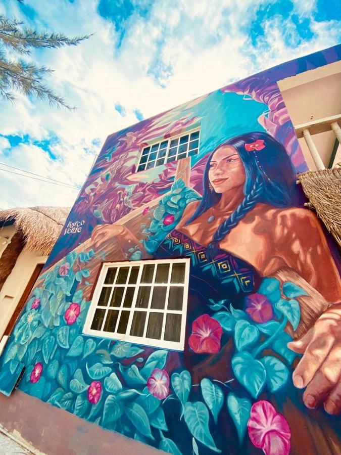 Barco Verde Hostel Isla Holbox Exterior photo