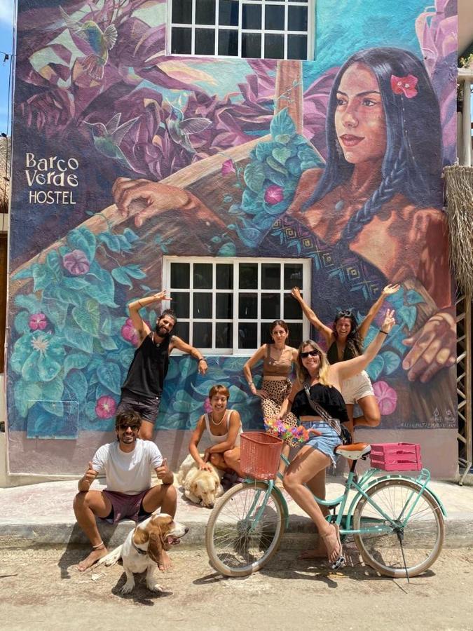 Barco Verde Hostel Isla Holbox Exterior photo